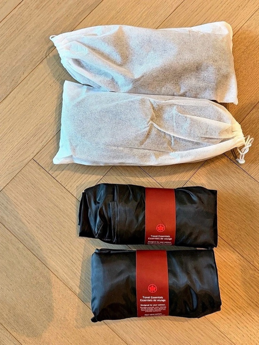 Air Canada Premium Economy Travel Essentials Amenity Kit - Set of 2